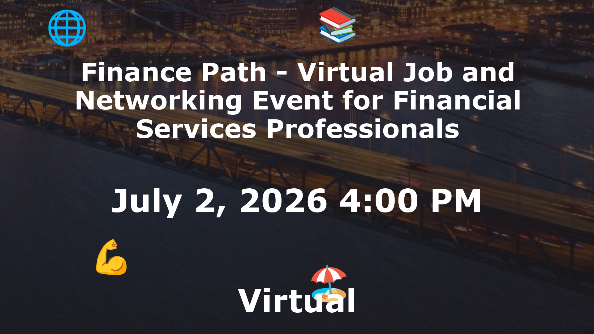 Finance Path - Virtual Job and Networking Event for Financial Services Professionals event image
